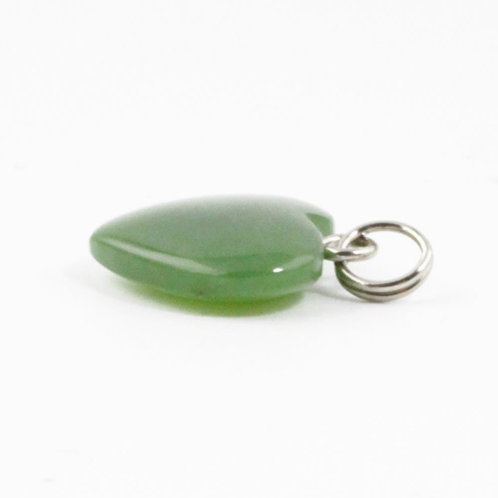 Canadian Jade Heart Charm