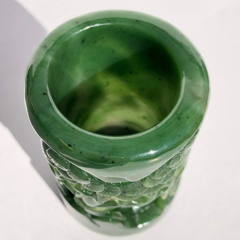 A Grade Canadian Jade Brush Pot, 3.5"*