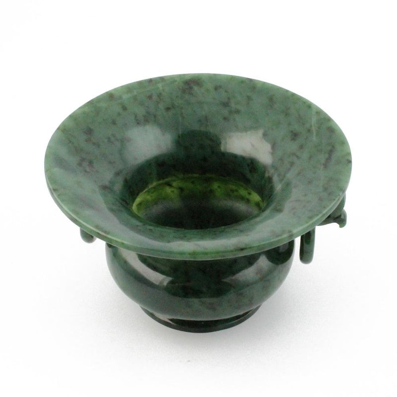 Wide Rimmed Jade Vase*