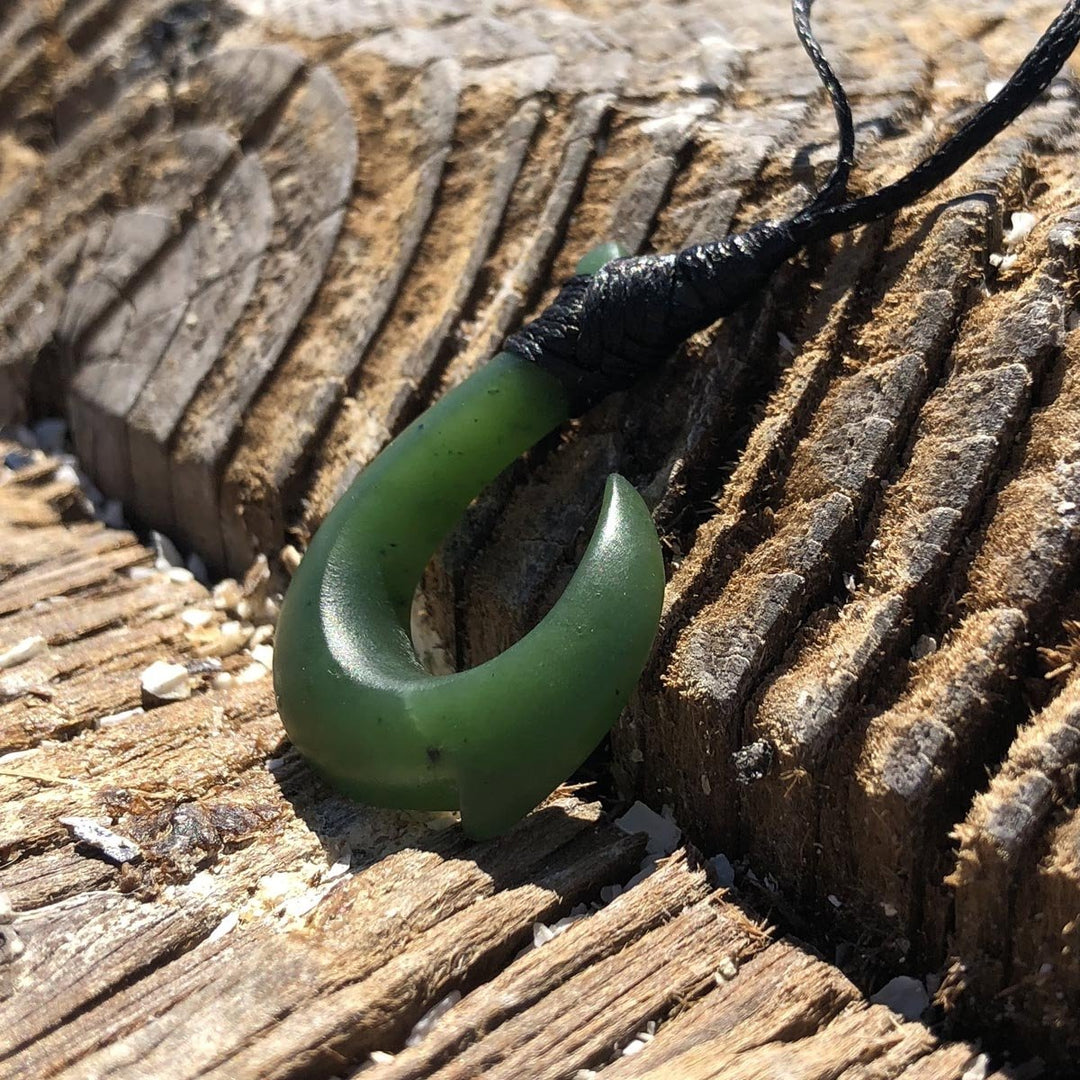black jade fish hook Jade Hook Pendant, 3743 – Jade Mine